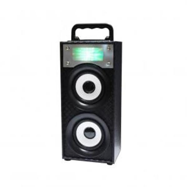 Qfx QFX BT139BLACK Rechargeable Bluetooth Speaker with FM; Black BT139BLACK - main